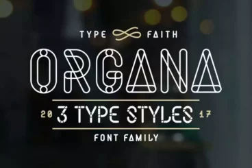 Organa Caps Font Family