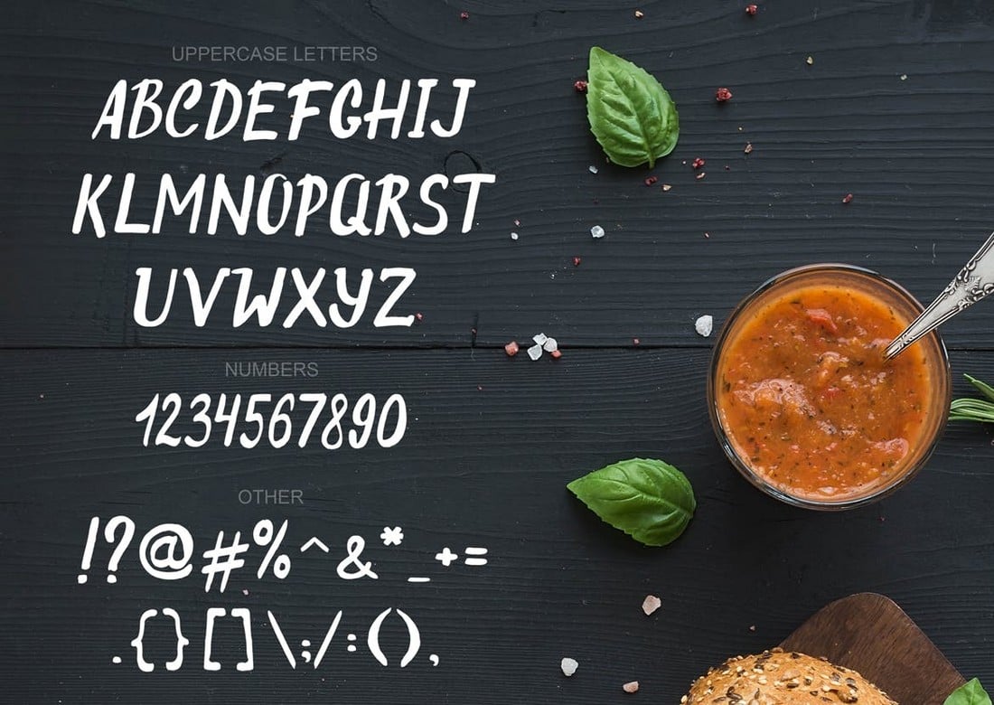 Original-Burger-Font-with-Numbers 40+ Best Number Fonts for Displaying Numbers design tips 