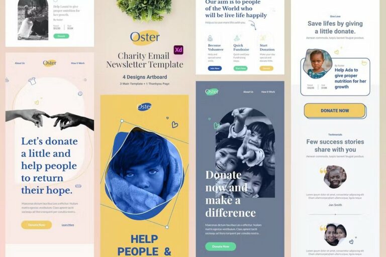 20+ Best Adobe XD Email Templates Design Shack
