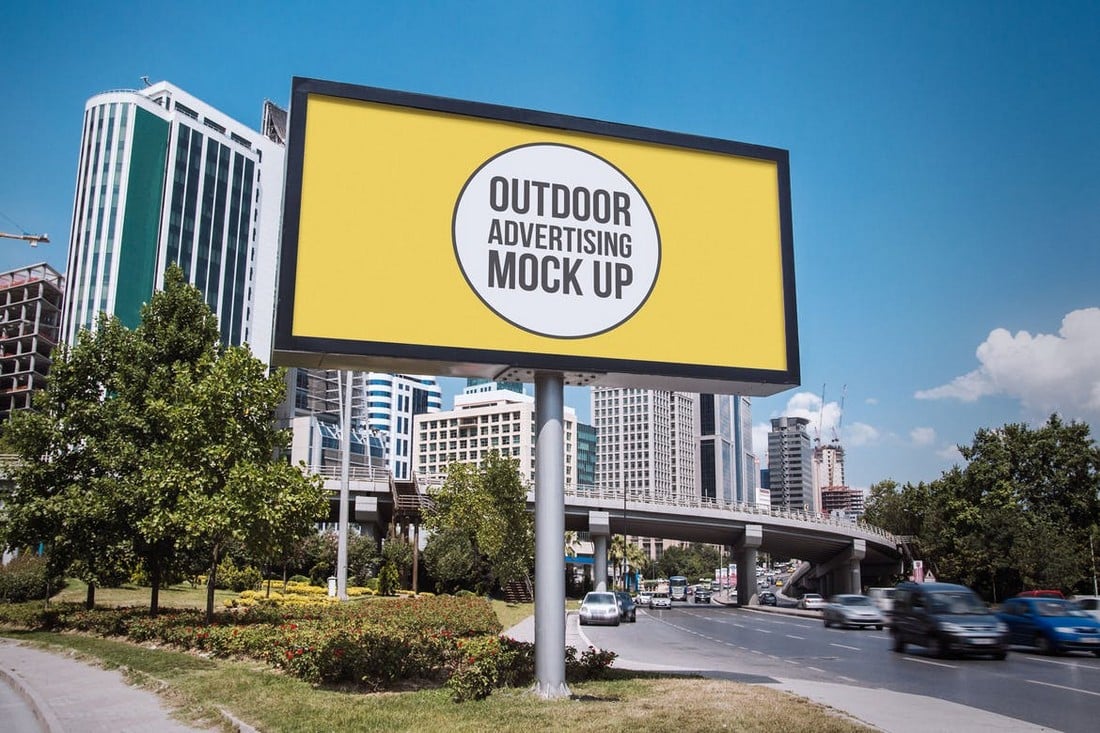 Outdoor-Advertisement-Billboard-Mockup 25+ Best Billboard Mockups design tips