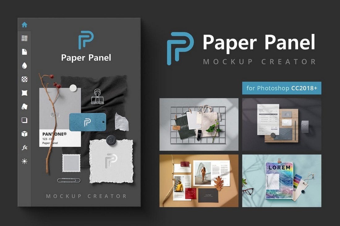 Paper-Panel-Mockup-Creator-Photoshop-Extension 20+ Best Photoshop Filters + Plugins 2020 (+ How to Use Them) design tips 