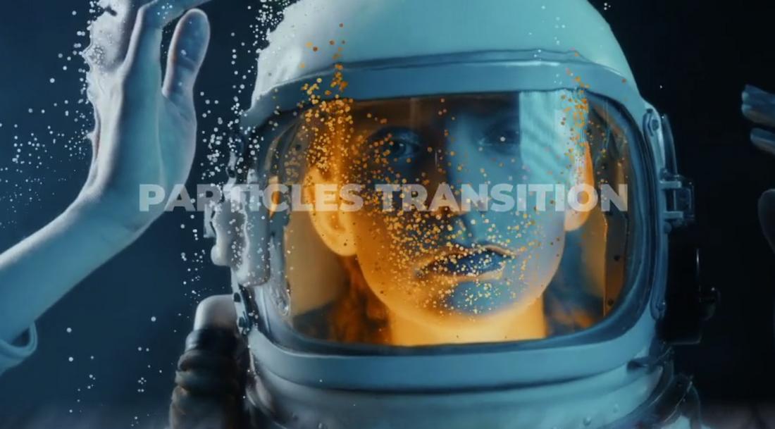 Particles Transition for DaVinci Resolve