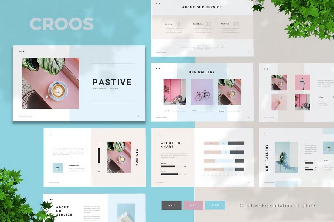 Pastive - Colorful Minimal Presentation Template