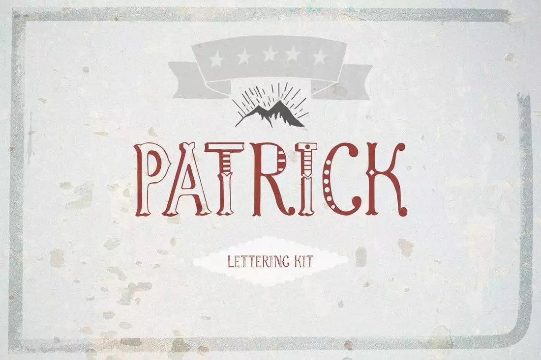 Patrick Font & Lettering Kit | Design Shack
