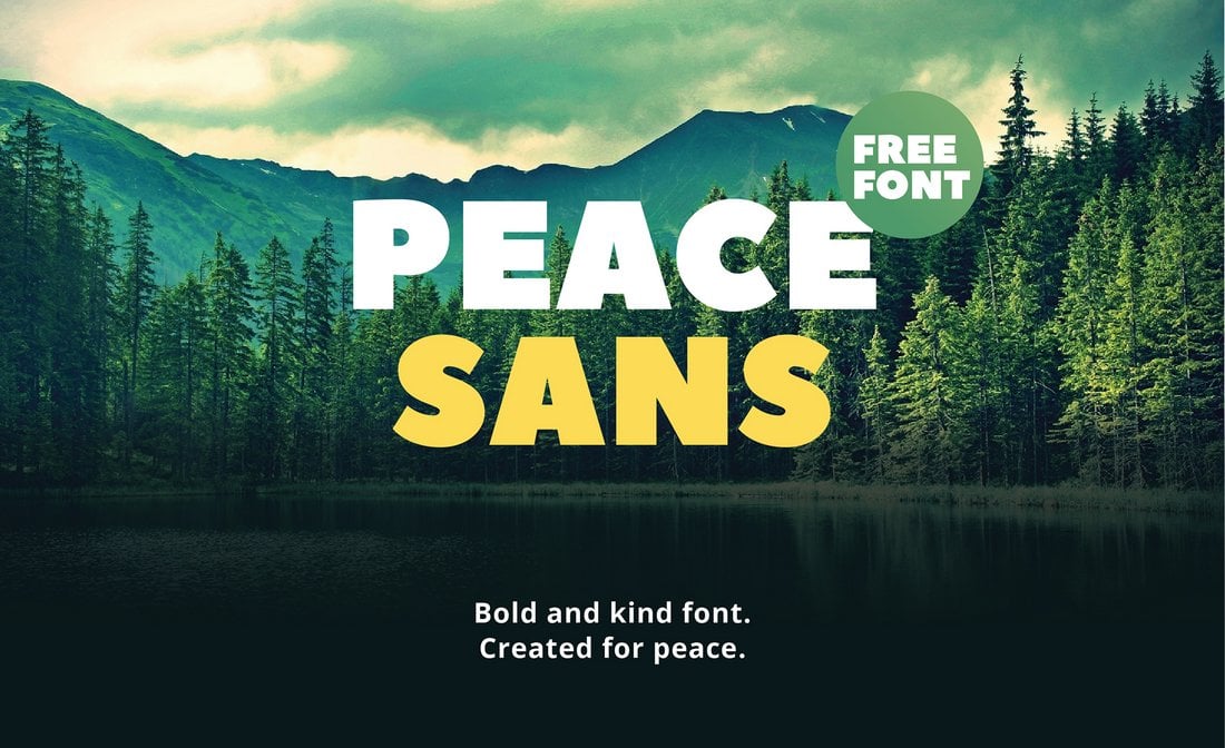 Peace Sans - Font presentazione gratis