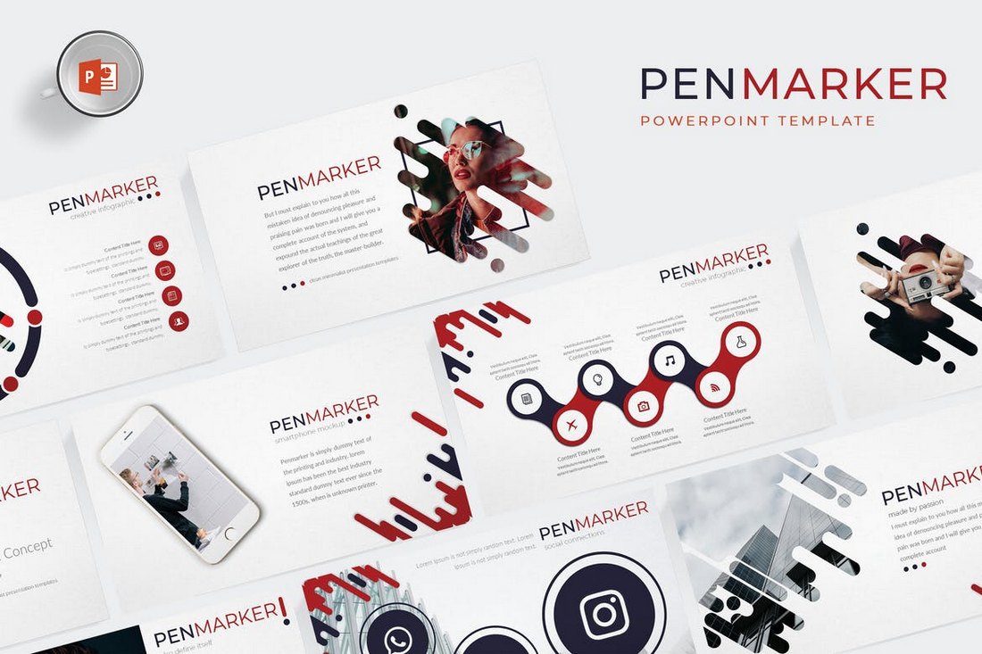 Penmarker-Powerpoint-Template 50+ Best PowerPoint Templates of 2019 design tips 