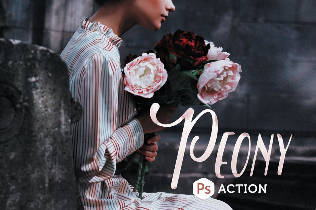 Peony-Photoshop-Action-2 20+ Best Wedding Photoshop Actions design tips Inspiration|actions 