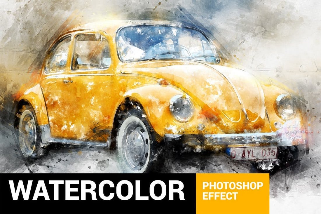 Perfectum-3-Watercolor-Photoshop-Action 40+ Best Photoshop Actions of 2018 design tips 