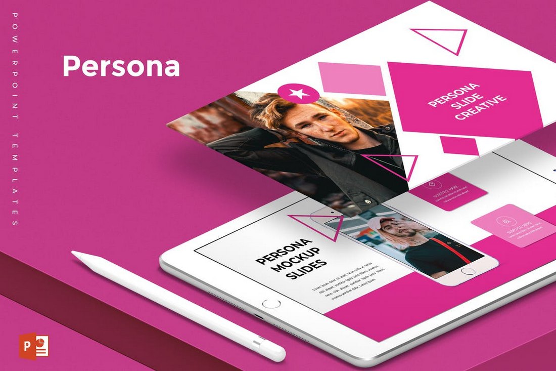 Persona-Creative-Powerpoint-Template 20+ Simple PowerPoint Templates (With Clutter-Free Design) design tips 