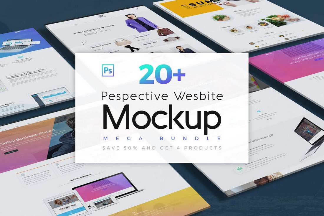 40+ Best Website PSD Mockups & Tools 2020 | Design Shack