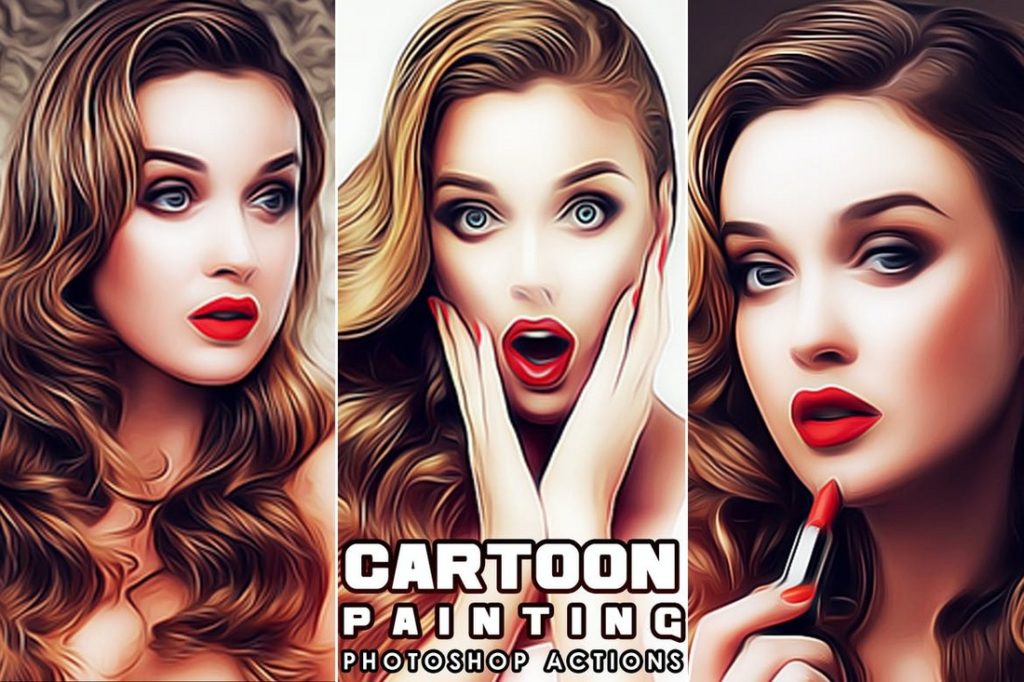 35+ Efek Kartun Photoshop Terbaik (Photo to Cartoon Actions & Plugins