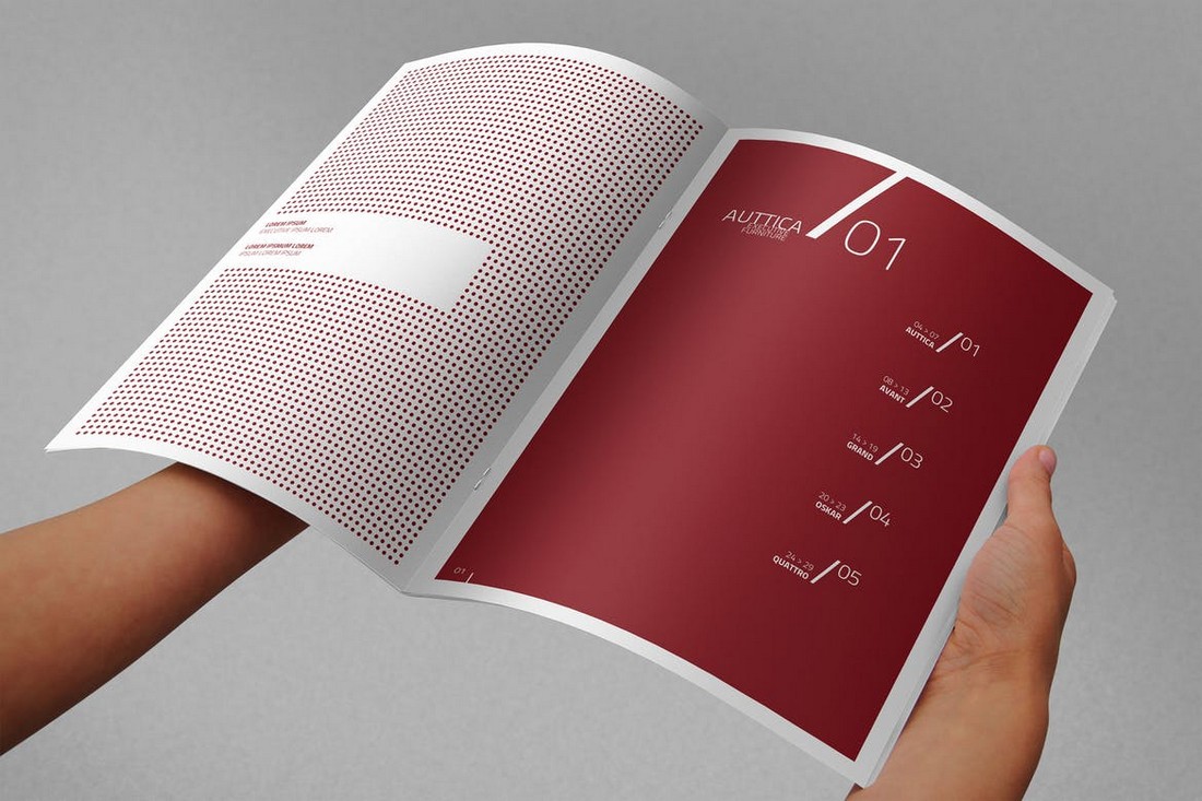 Photorealistic A4 Brochure Mockup