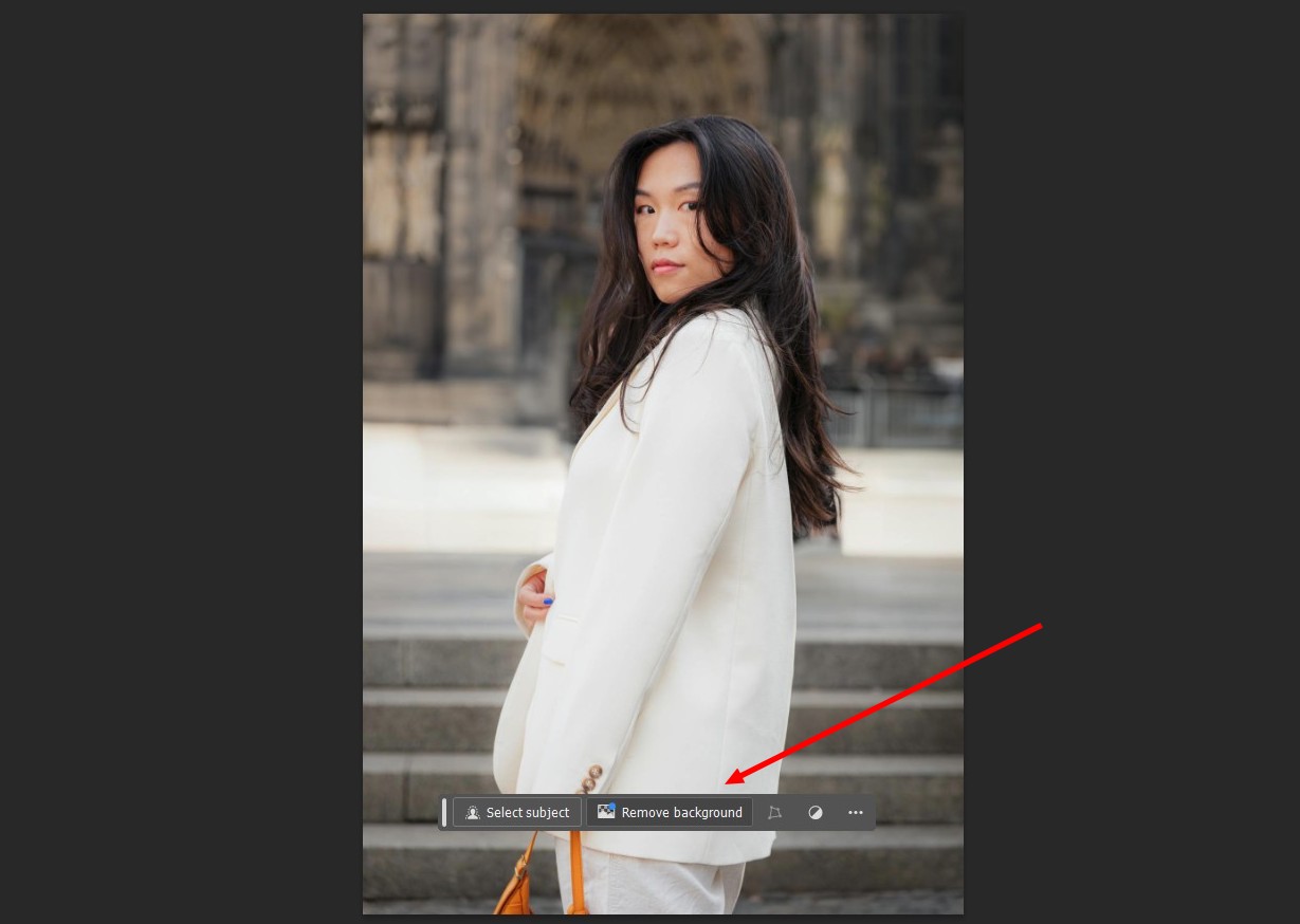 Photoshop AI remove background 1