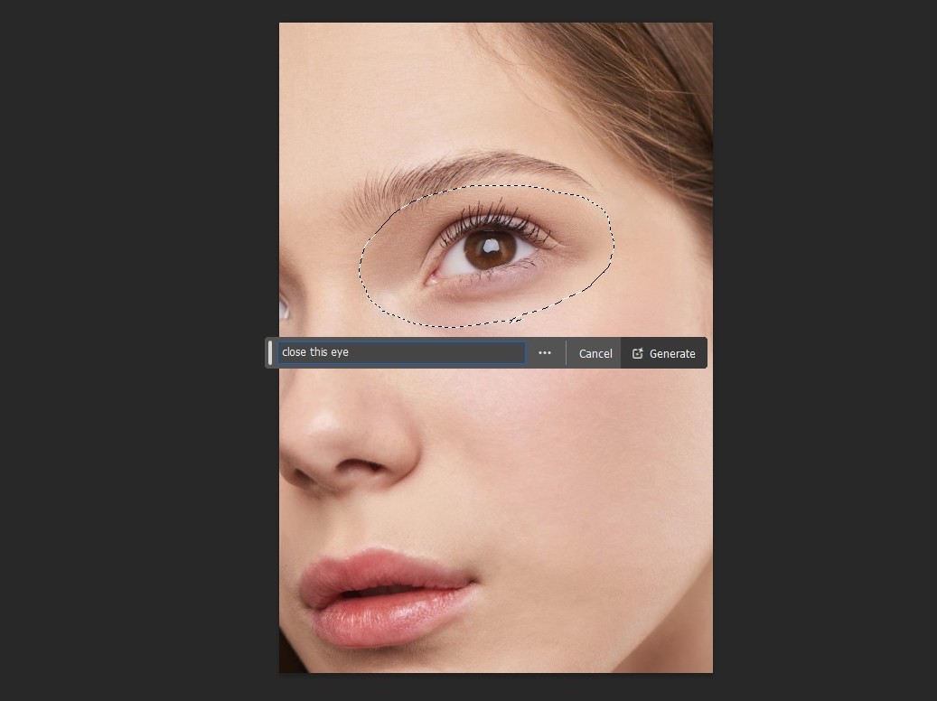 Photoshop AI retouching 1