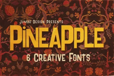 Pineapple Spongebob-Style Cartoon Font