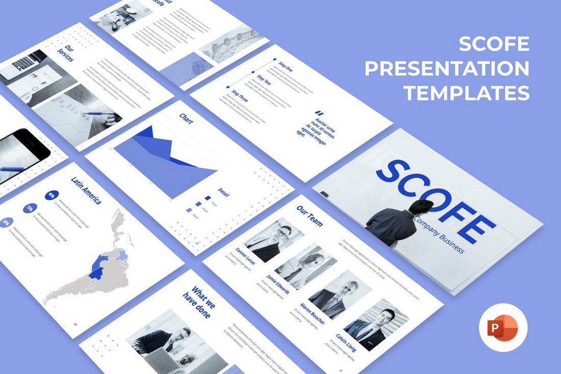 Pitch Deck template square