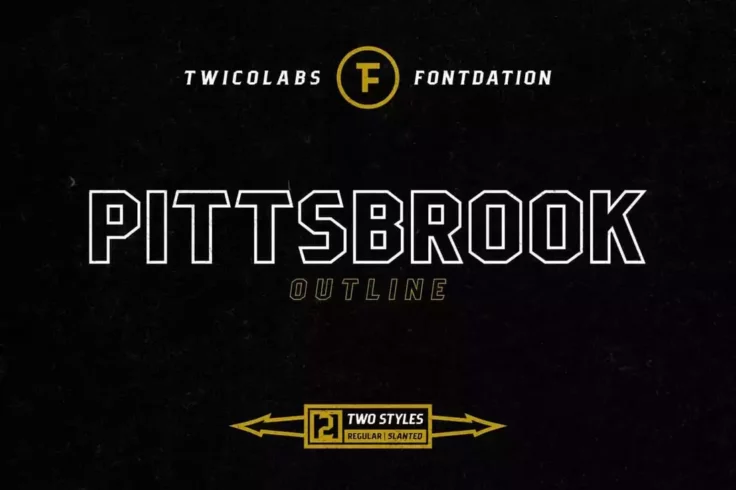 View Information about Pittsbrook Outline Font
