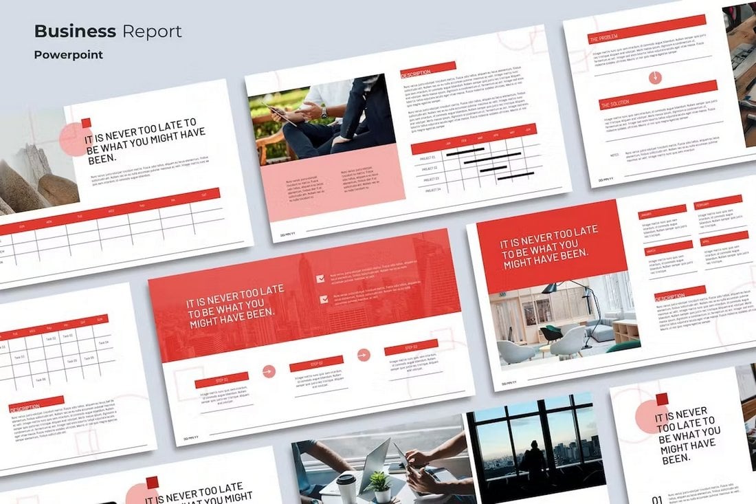 Planen - Business Report Powerpoint Template