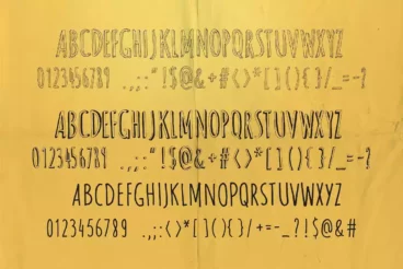 First alternate image for Playbook Creative Font Family