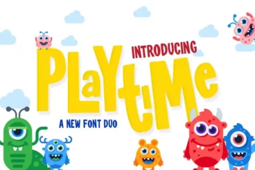 Playtime Cartoon Font Duo