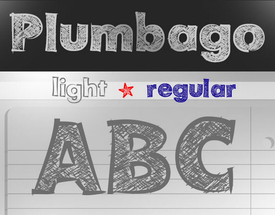 Plumbago 30+ Best Hand Lettering & Hand Drawn Fonts 2021 design tips 