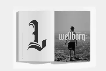 First alternate image for Pollyester Blackletter Old English Font