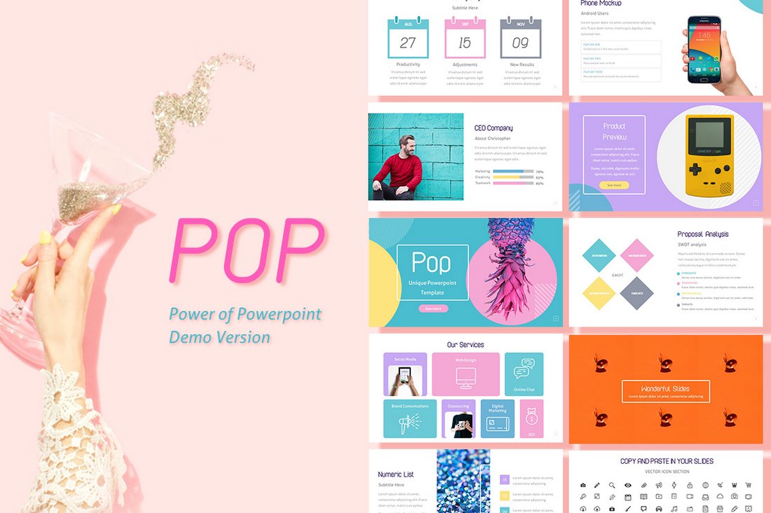 free colorful powerpoint templates