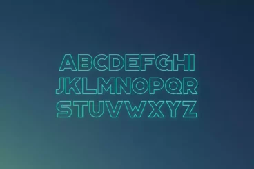 First alternate image for Portico Outline Font