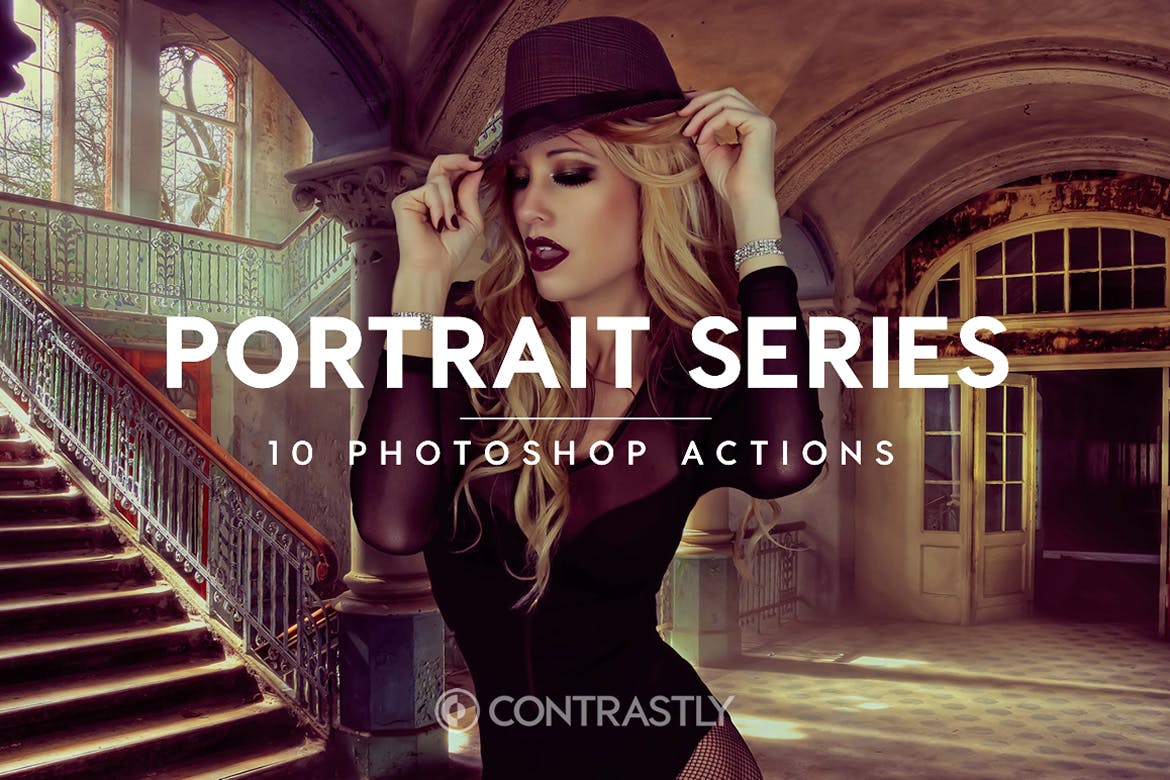 Portrait-Series-Photoshop-Actions 50+ Best Photoshop Actions of 2020 design tips Inspiration|actions|photoshop 