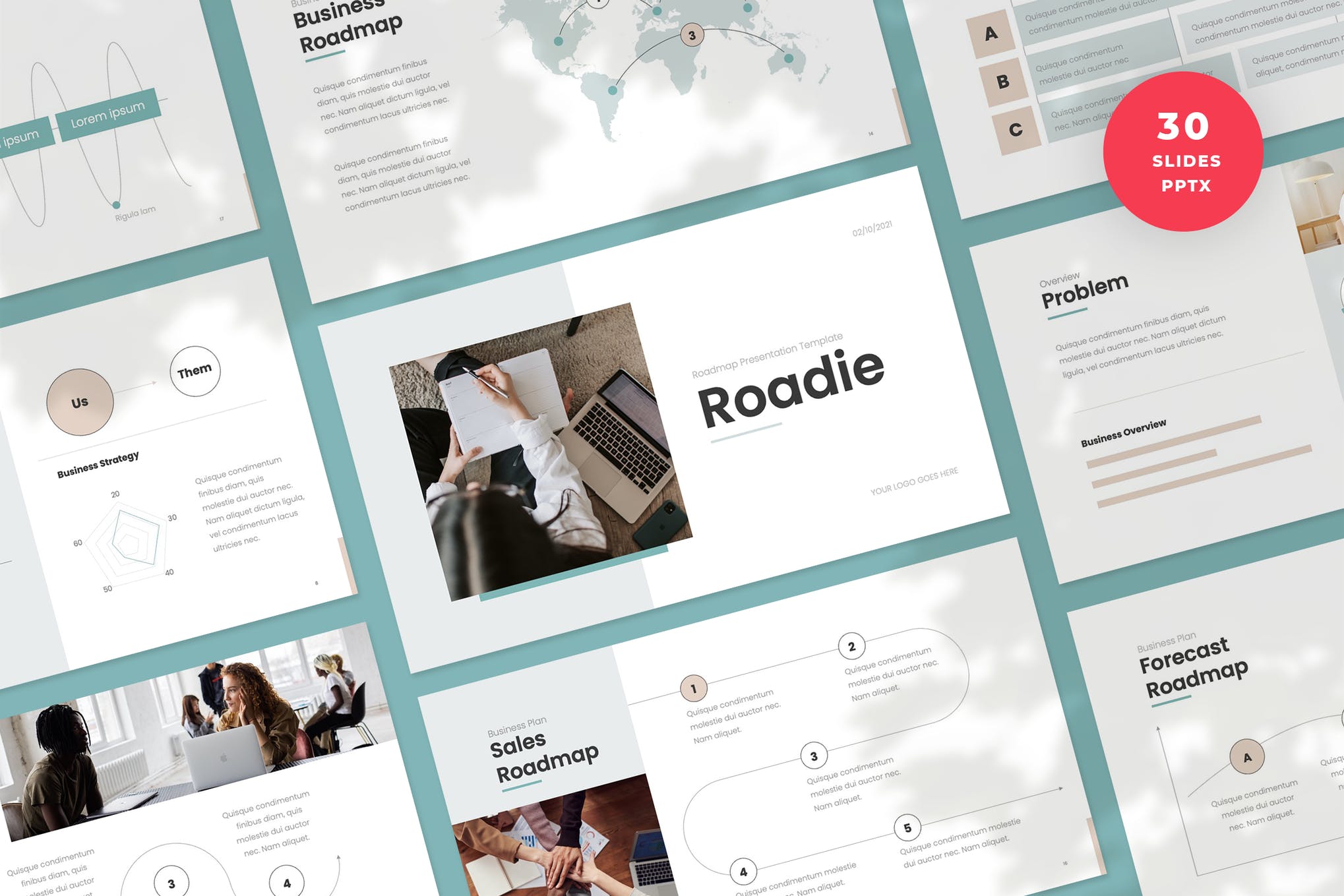 PowerPoint roadmap template