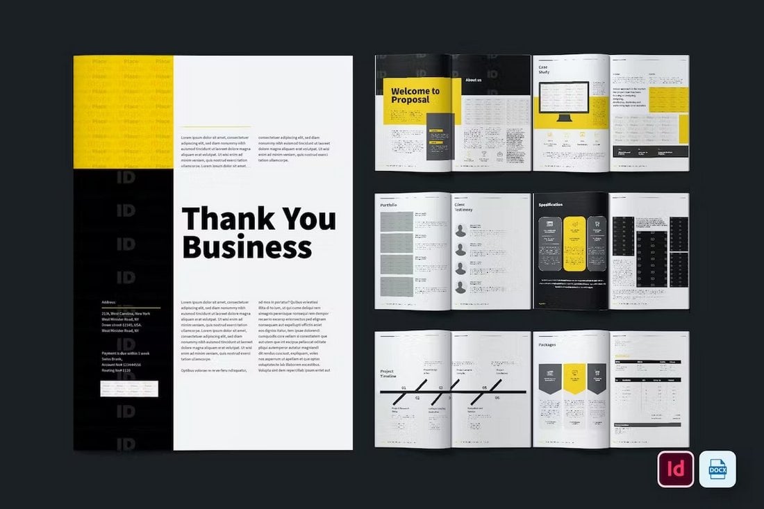 Professional Brochure Word Template