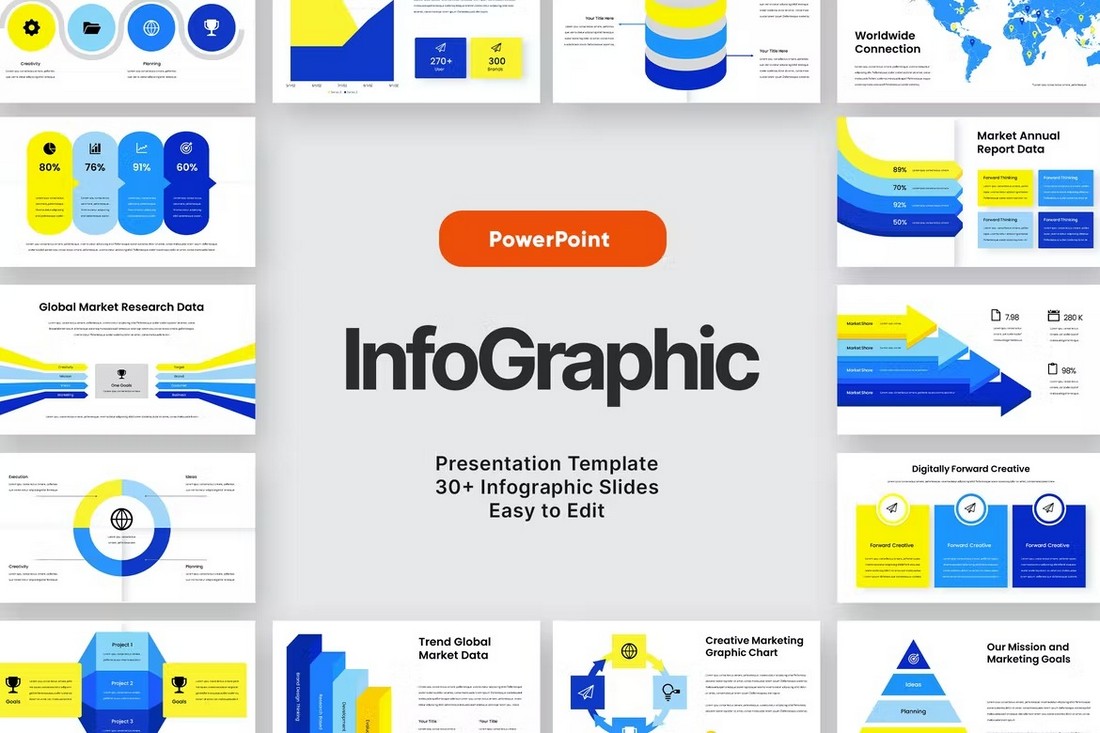 infographic template powerpoint free download