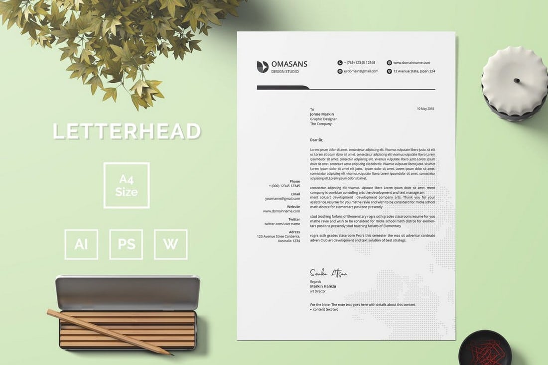 letterhead templates for ms word