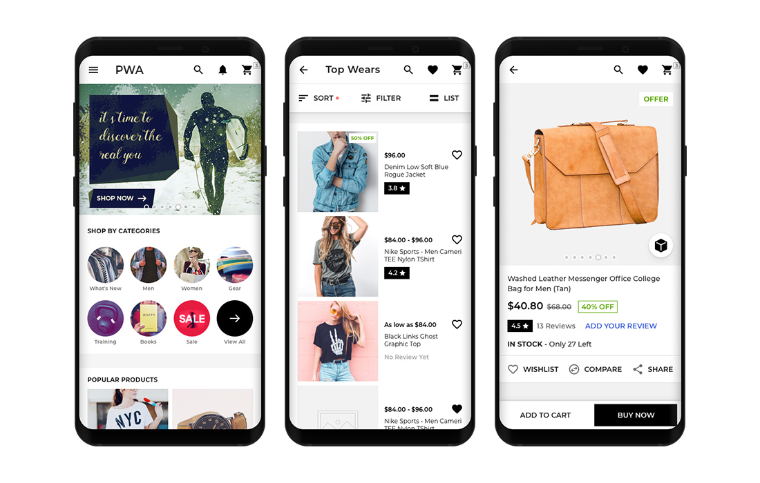 Progressive Web App for WooCommerce