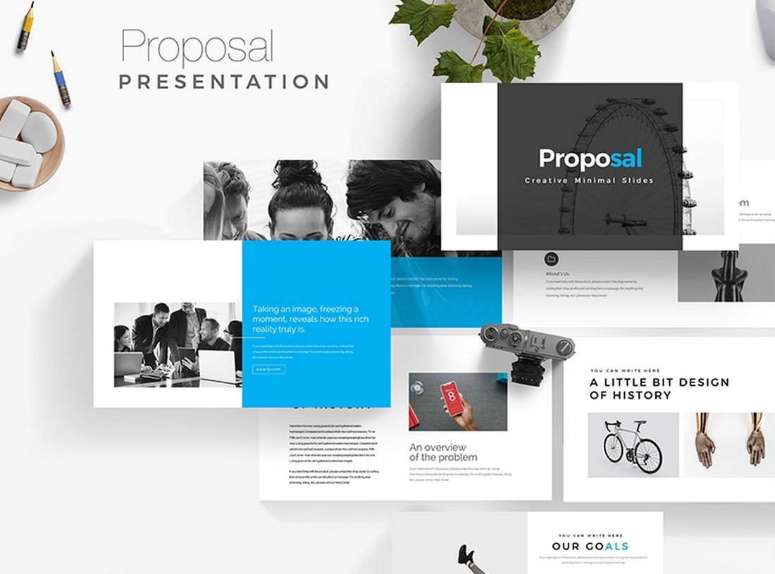 Project-Proposal-Free-PowerPoint-Presentation-Template 30+ Best Business & Corporate PowerPoint Templates 2021 design tips 