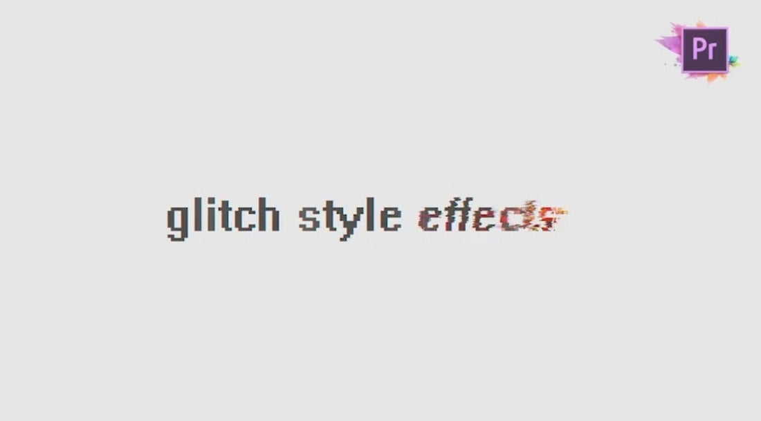 Project-x - Glitch & Distortion Text Effects for Premiere Pro