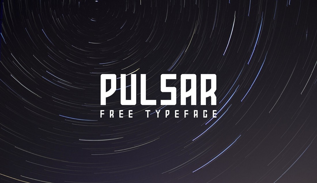 Pulsar - فونت گرد آینده نگر رایگان