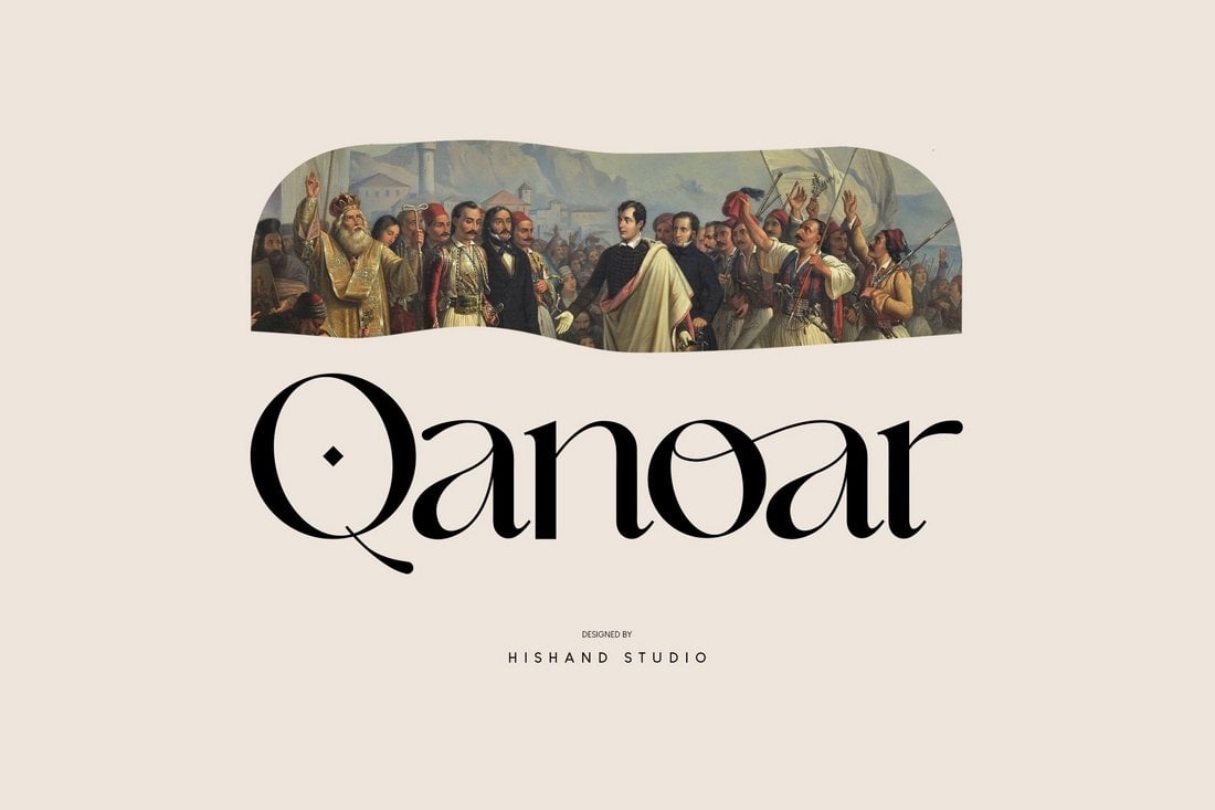 Qanoar - Font Abadi Gratis
