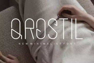 Qrostil Minimalist Narrow Font