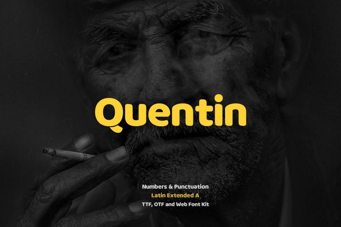 Quentin Pro - Creative Logo Typeface