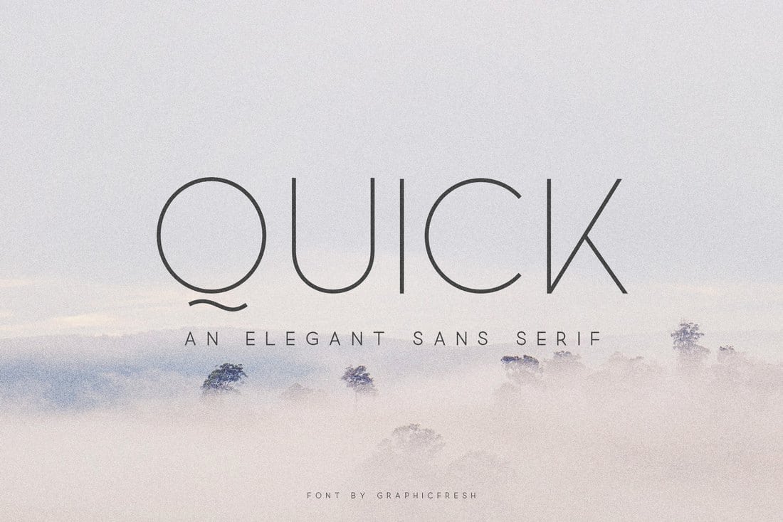 Quick – Elegant Sans Serif