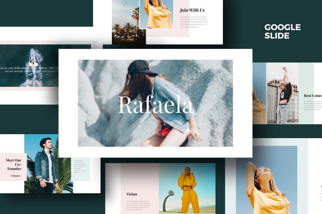 Rafaela-Google-Slides-Template 35+ Best Google Slides Themes & Templates 2019 design tips 