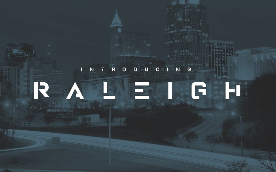 Raleigh-Font 35+ Best Stencil Fonts design tips 