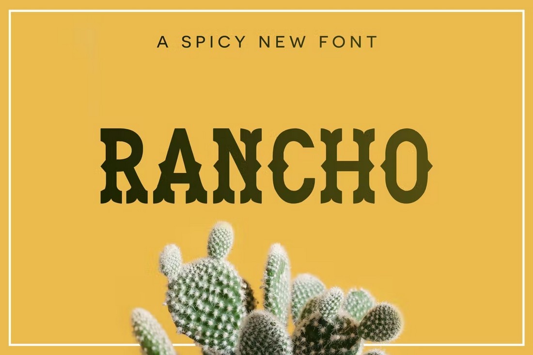 Rancho - Classic Old Western Font