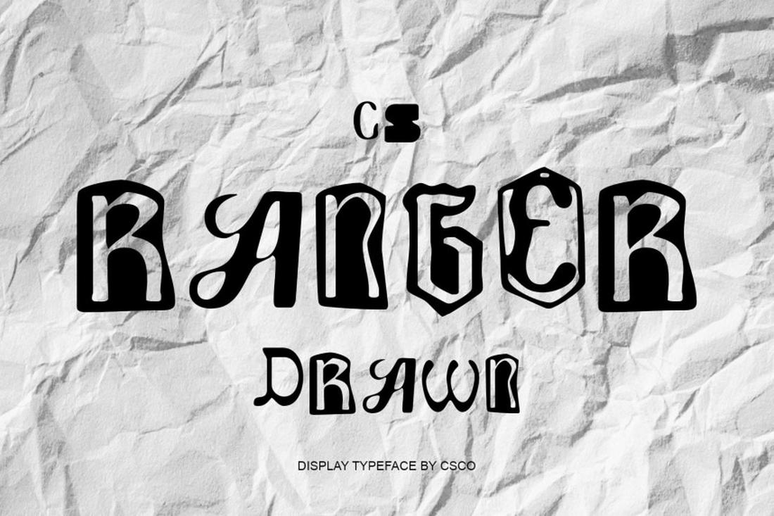 Ranger Drawn - Free Collage Font