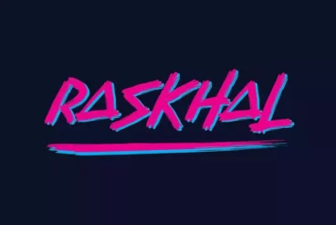 Raskhal Brush-Style Cyberpunk Font