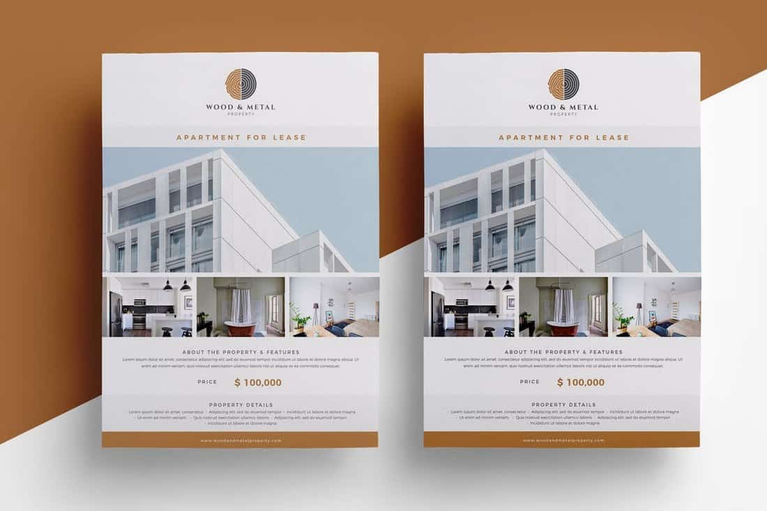 Real Estate InDesign Flyer Template