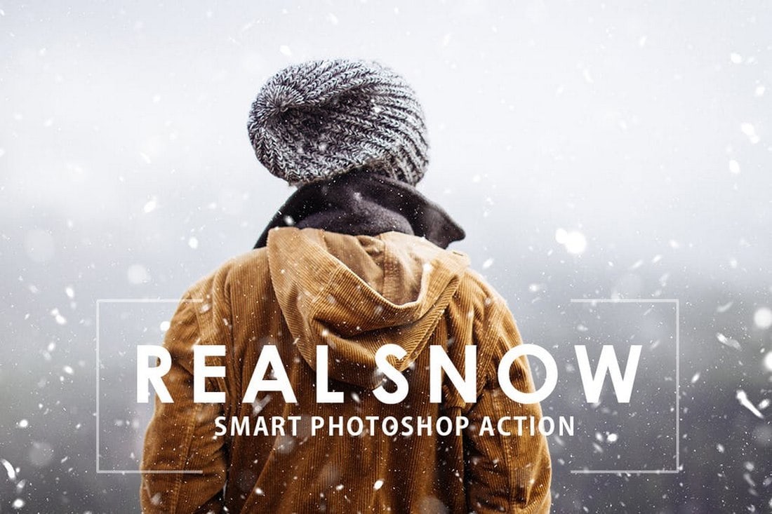 Real-Snow-Photoshop-Action 20+ Best Photoshop Filters + Plugins 2020 (+ How to Use Them) design tips 