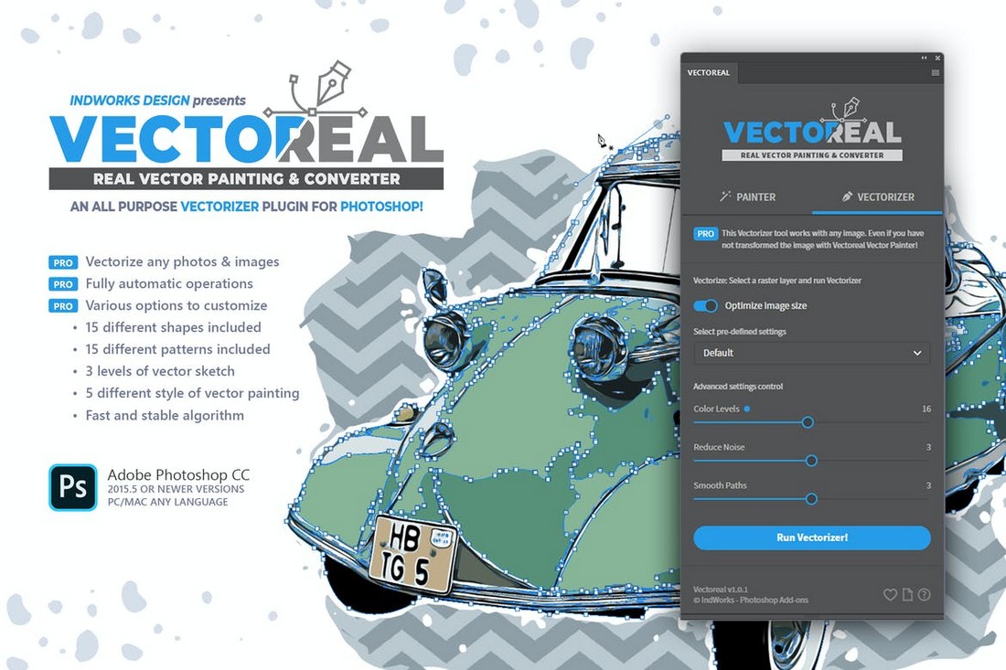 Real Vector Painting & Converter PS Plugin