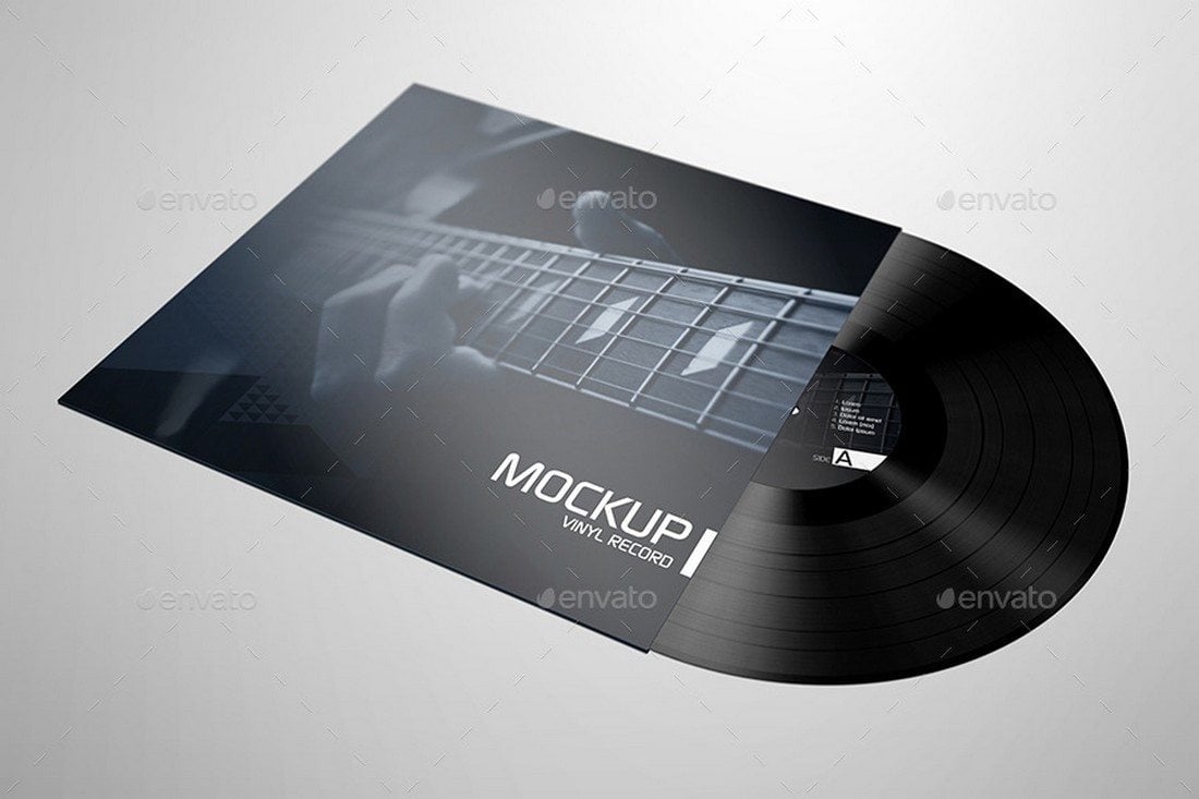 Realistic-Vinyl-Record-Mockup 25+ Best Vinyl Mockups 2023 design tips  